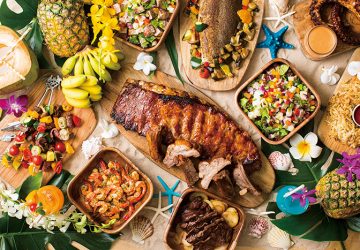 ビアテラス,ハワイアン,クラウンカフェ,ANAクラウンプラザホテル,福岡市,スペアリブ,シュリンプ