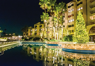 ザ・ルイガンズ,福岡,海の中道,クリスマス,ビュッフェ,キャンドル,ナイト,花火