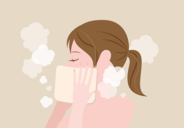 スキンケア,クマ,小ジワ,目の周り,時短,ホットマスク,美容