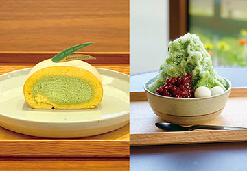 33カフェ,グリーン,青汁,アサヒ緑健,カキ氷,堂島ロール,コラボ