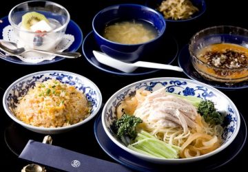 シャトーハンテン,華都飯店,バンバンジー,冷麺