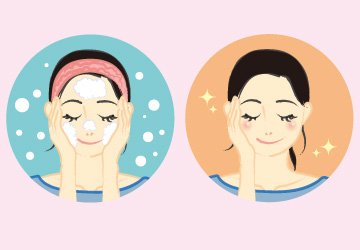 洗顔,丁寧,乾燥,スキンケア,酵素入り,角質,美容成分