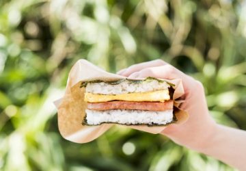 ポークたまごおにぎり,櫛田表参道,ひととき,櫛田神社,スパム