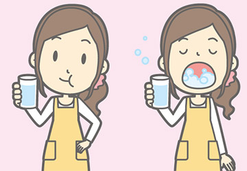 記者コラム,うがい,ほうれい線,口臭対策,歯周病,美容,シワ対策